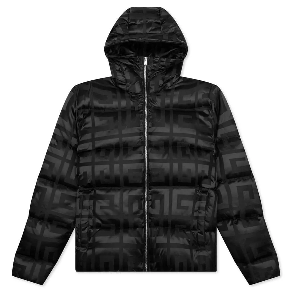 4G Puffer Jacket - Black