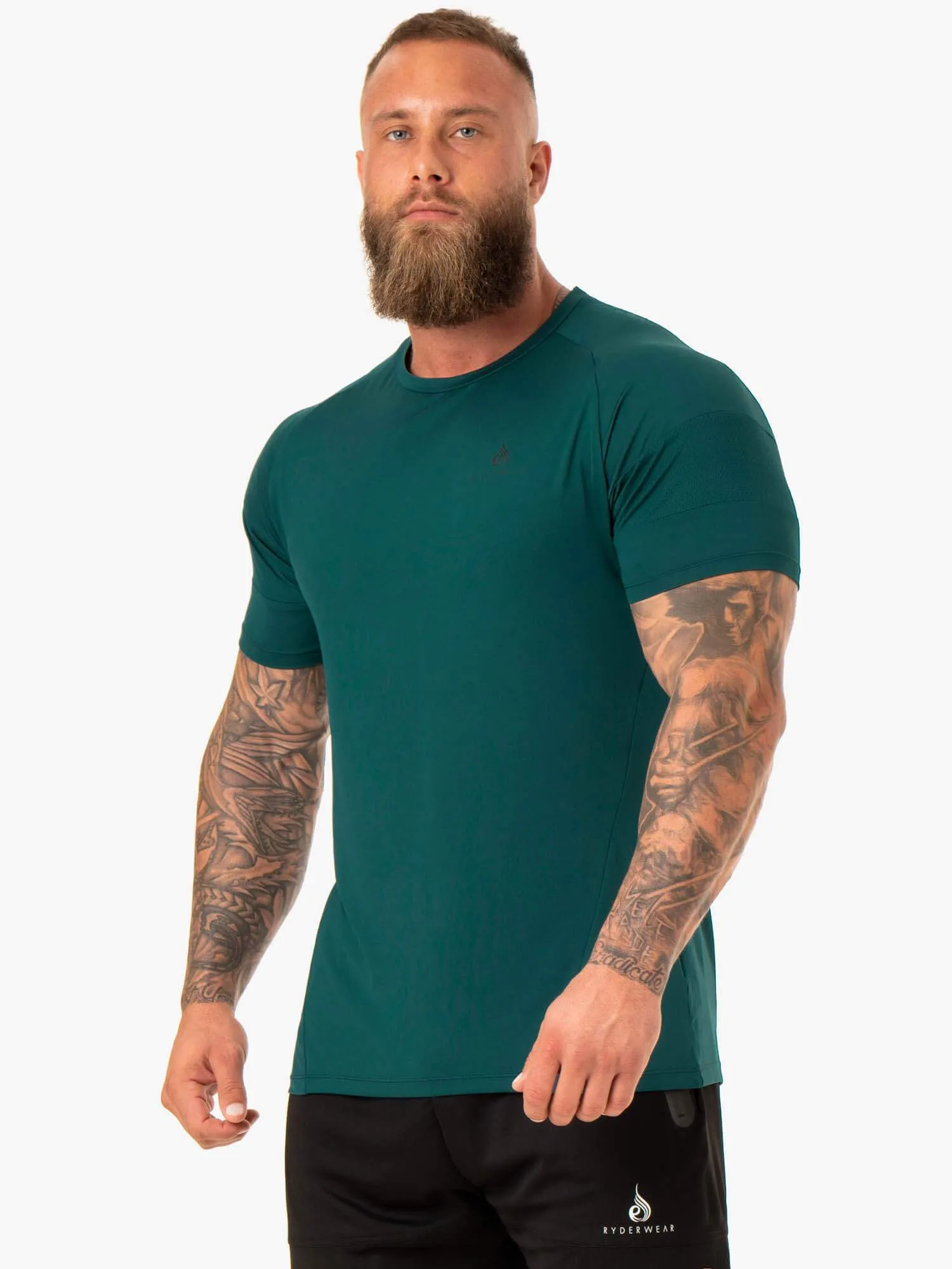 Action Mesh T-Shirt - Emerald