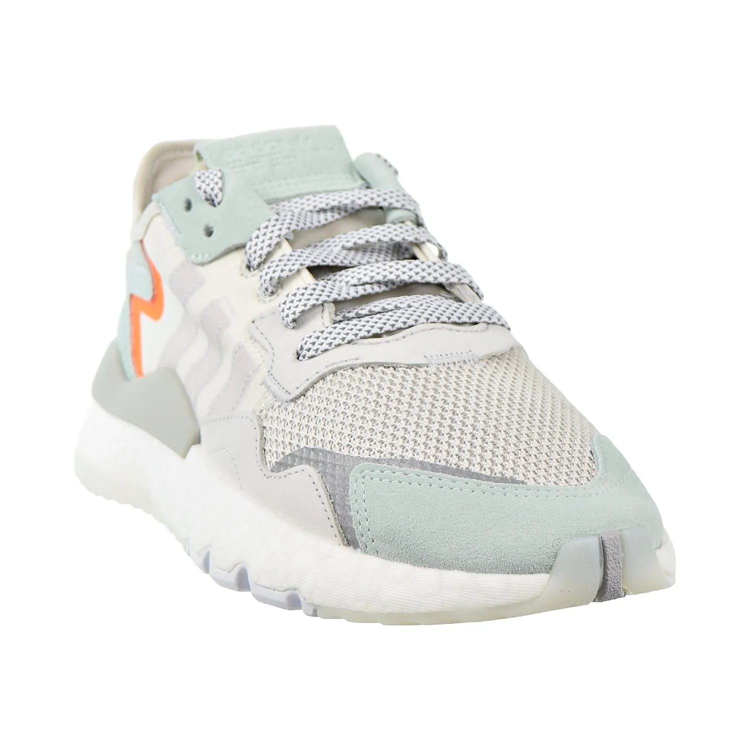 Adidas Nite Jogger Men's Shoes Raw White/Grey One/Vapour Green