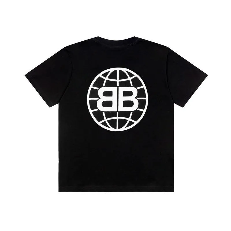 BA Black Globe Print T-Shirt