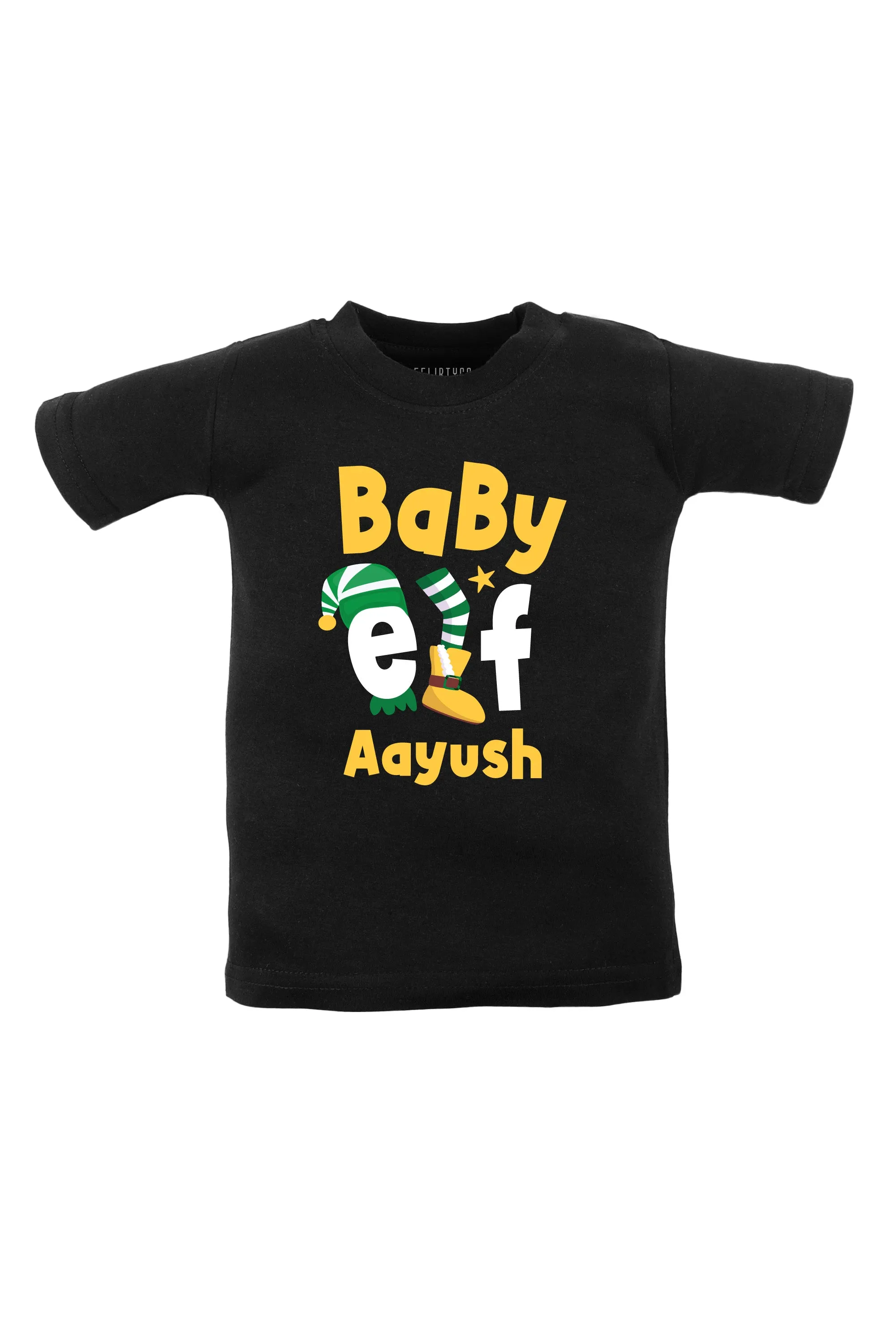 Baby Elf  Kids T Shirt w/ Custom Name