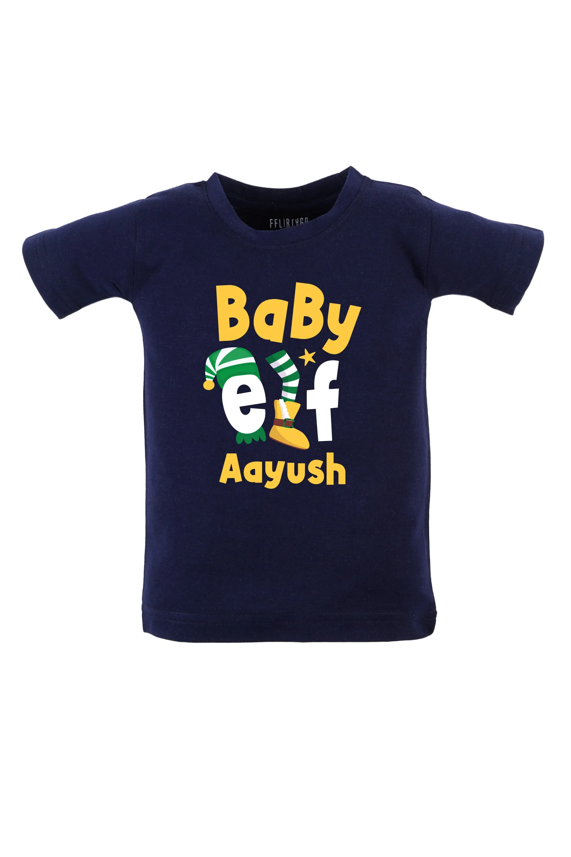 Baby Elf  Kids T Shirt w/ Custom Name