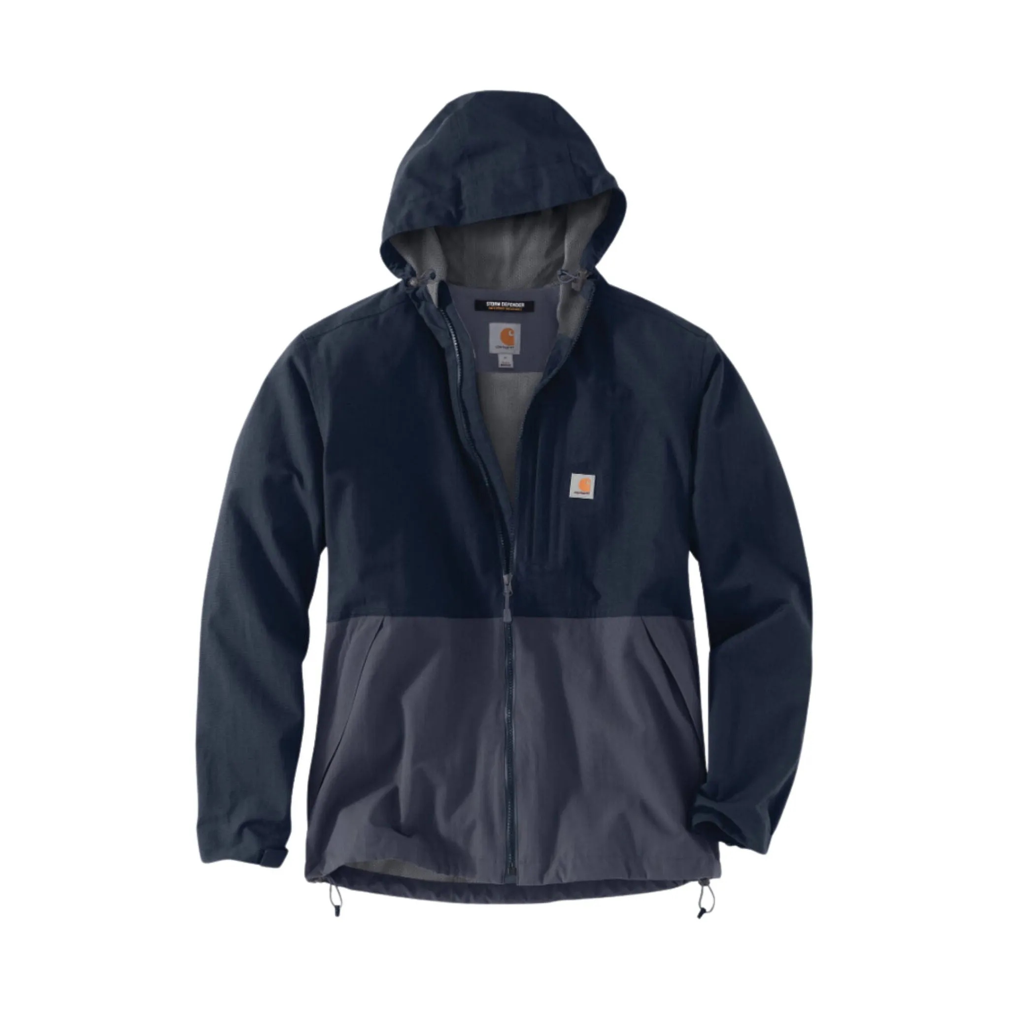 Carhartt Men's Storm Defender Midweight Hooded Jacket - Navy/Bluestone