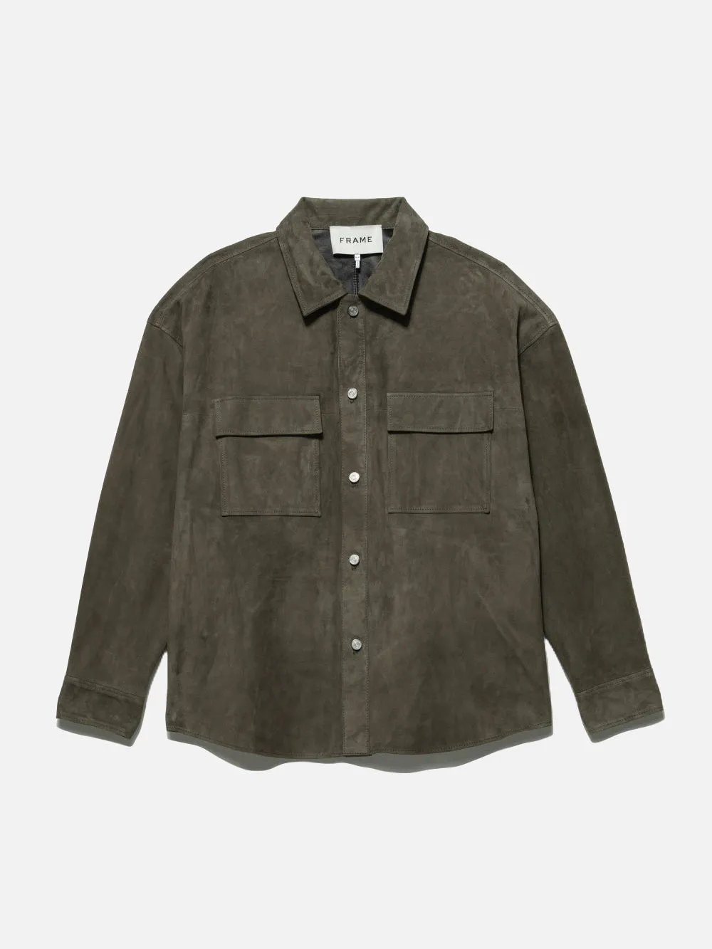 Clean Suede Shirt -- Mocha