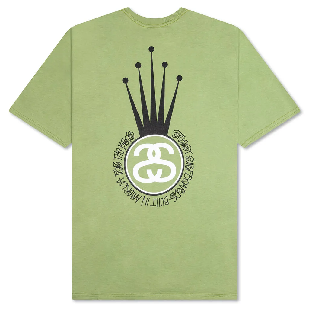 Crown Link Tee - Moss