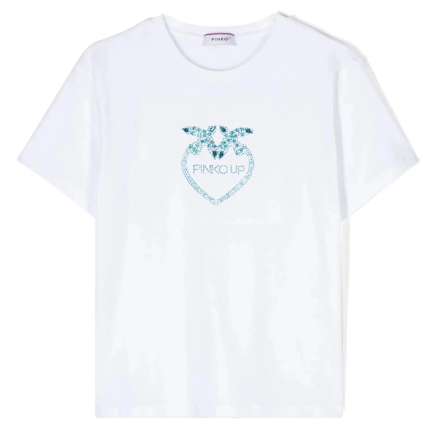 Crystal Embellished Logo T-shirt