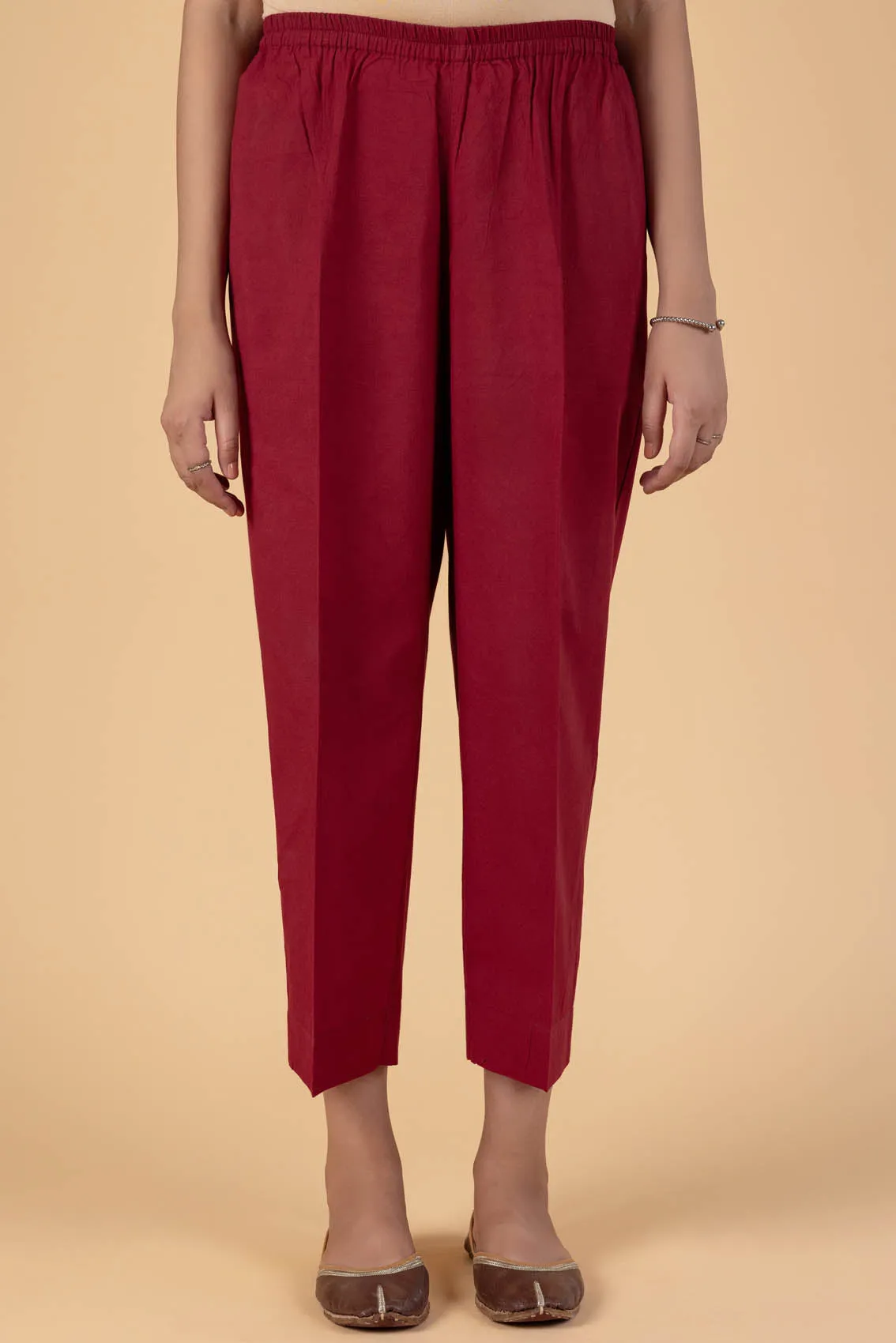 Dark Red Trousers