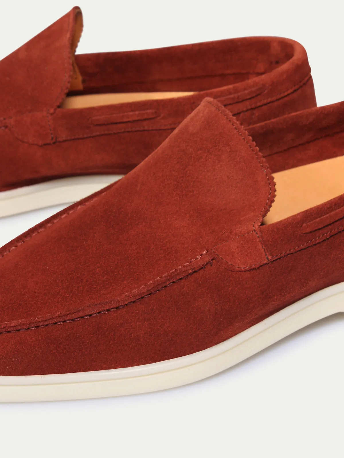 Dark Red Yacht Loafers