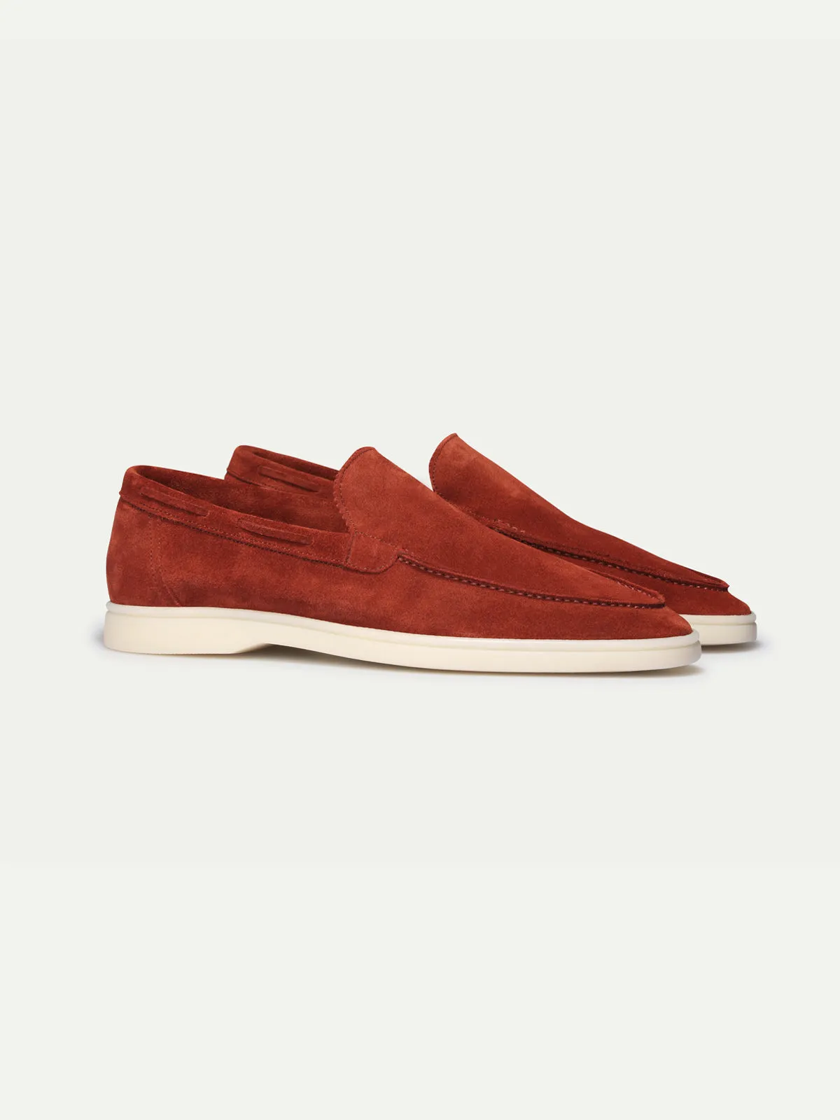 Dark Red Yacht Loafers