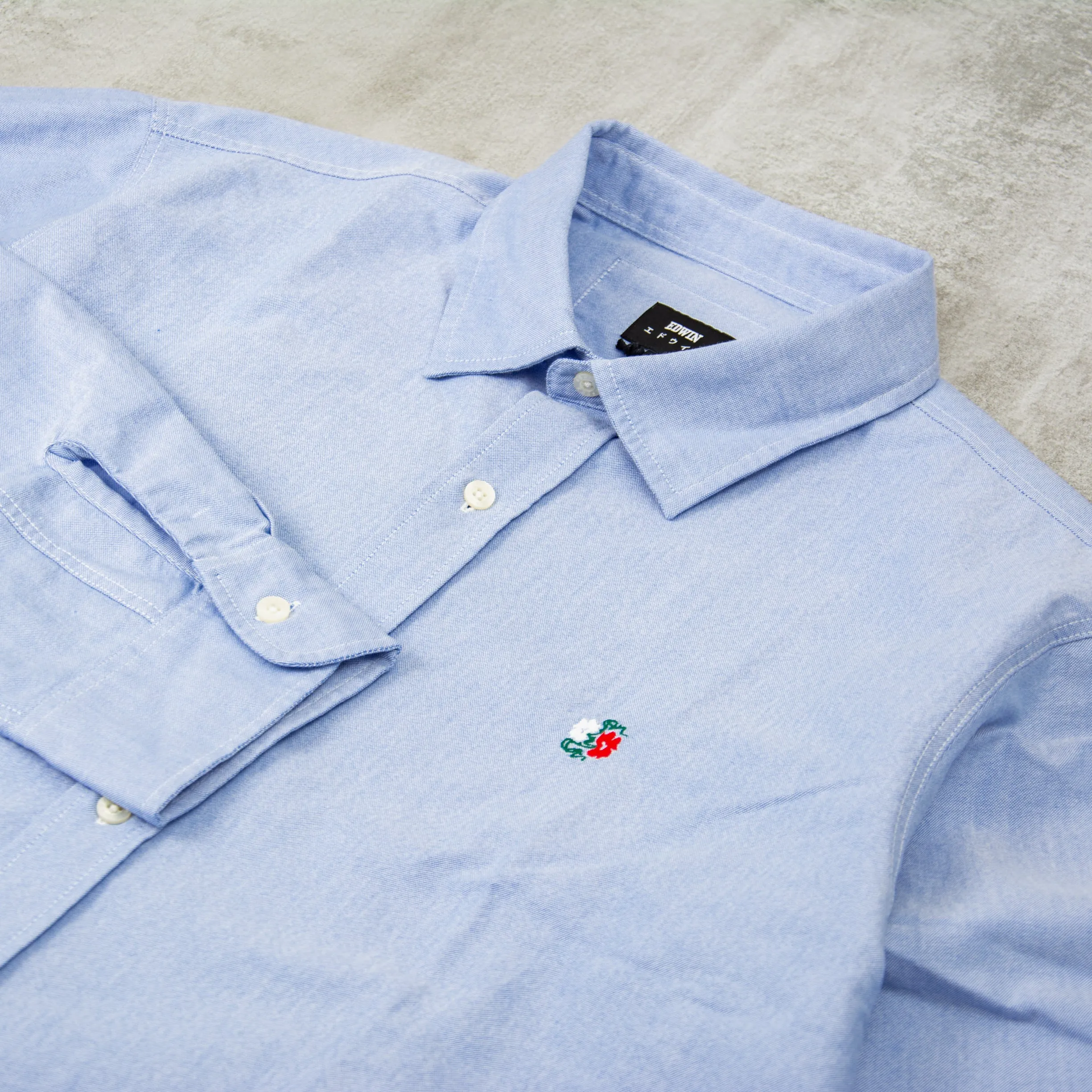 Edwin Big Ox L/S Shirt - Blue