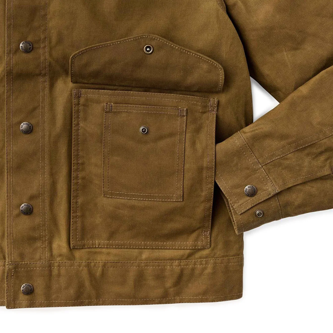 Filson Tin Cloth Work Jacket Dark Tan