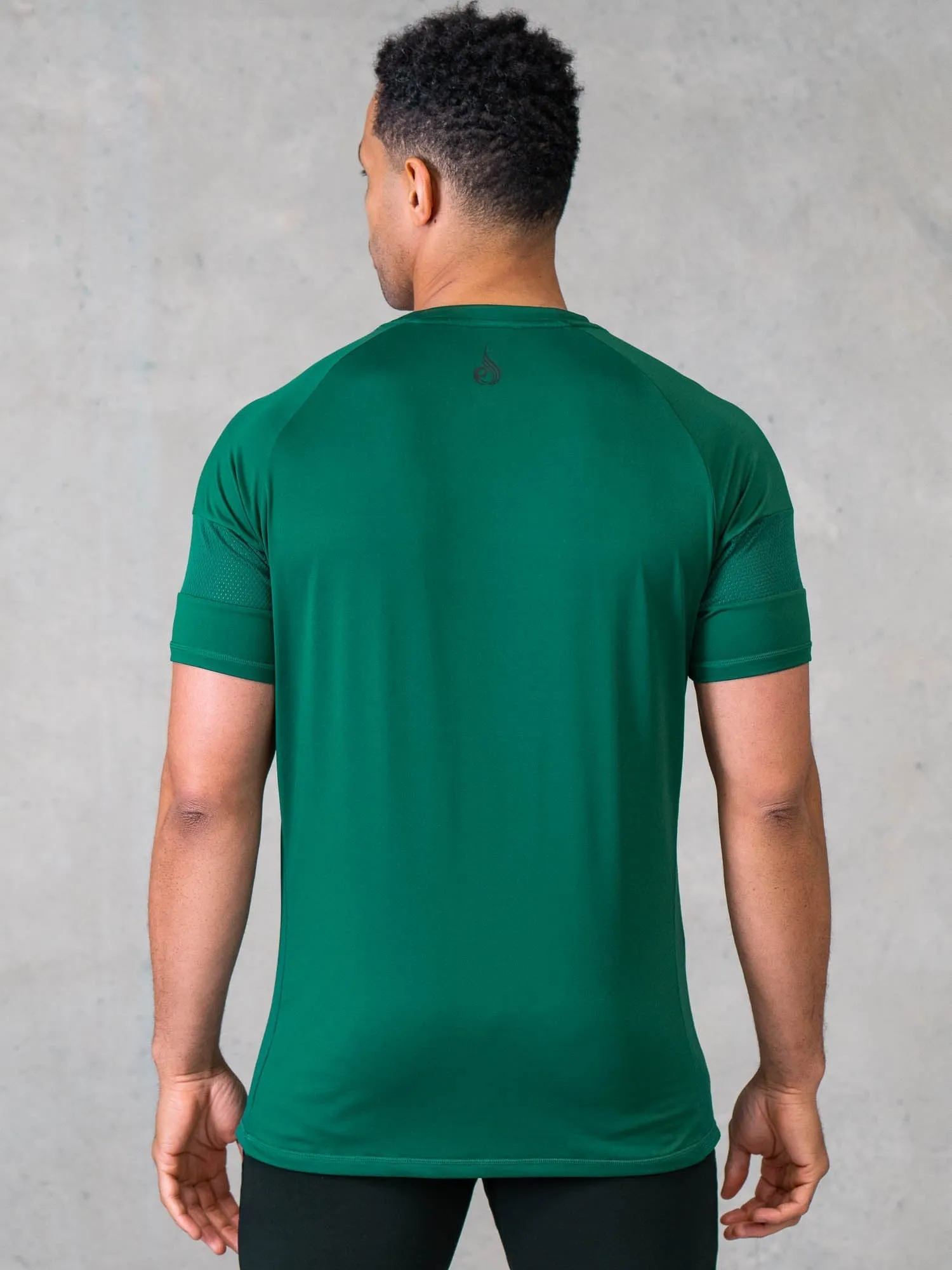 Flex Mesh T-Shirt - Dark Green