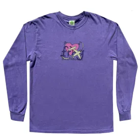 Frog Damaged Love Connection Long Sleeve Violet