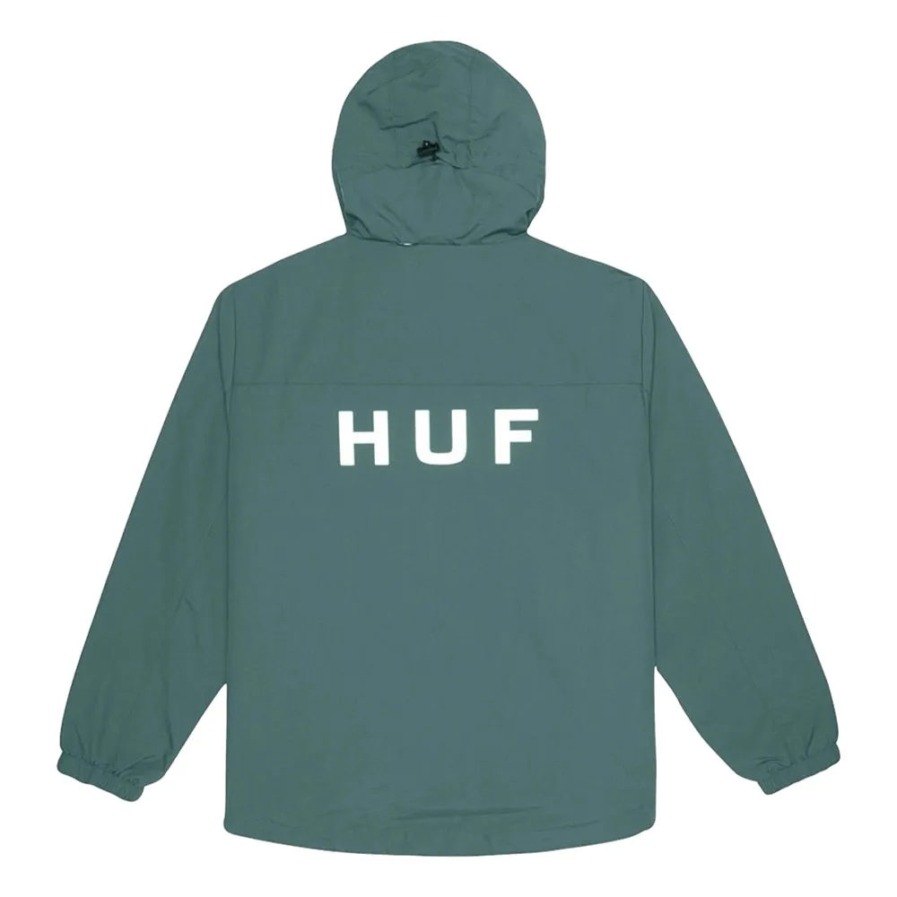 HUF ESSENTIALS ZIP STANDARD SHELL-GREEN