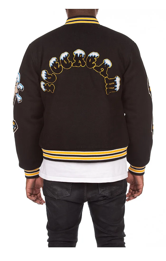 IceCream Flap Jack Varsity Jacket