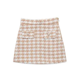 Isla Houndstooth skirt