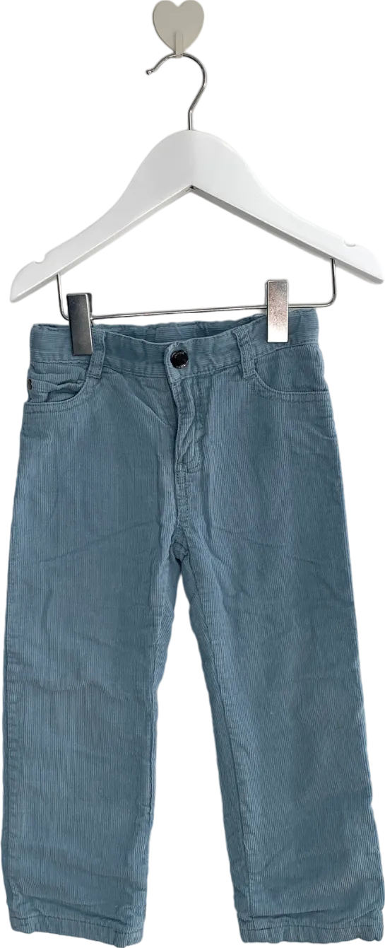 jacadi Blue Chorduroy Trousers 3 Years