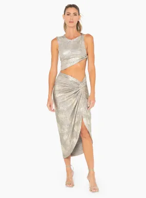 Just Bee Queen - Alba Skirt - Washed Metallic