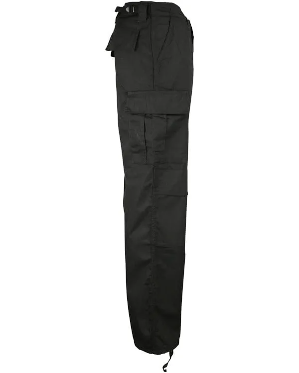 Kombat UK M65 BDU Ripstop Combat Trousers Black