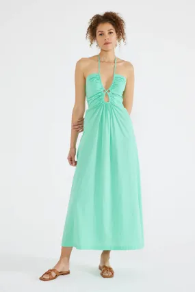 Maye Keyhole Maxi Dress - Spring Bud