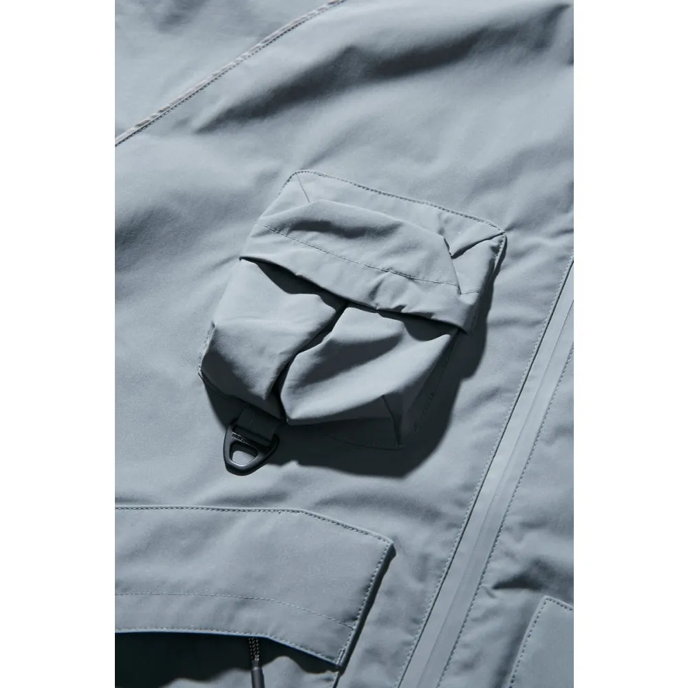 NINE POINT NINE ELEMENT POCKET PARKA-GREY