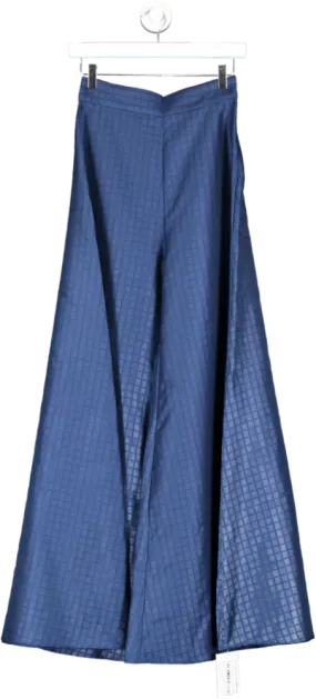 Paper London Blue Extreme Leg Trousers UK 8