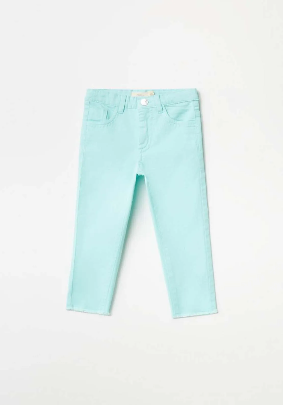 Plain Twill Jeans - Blue