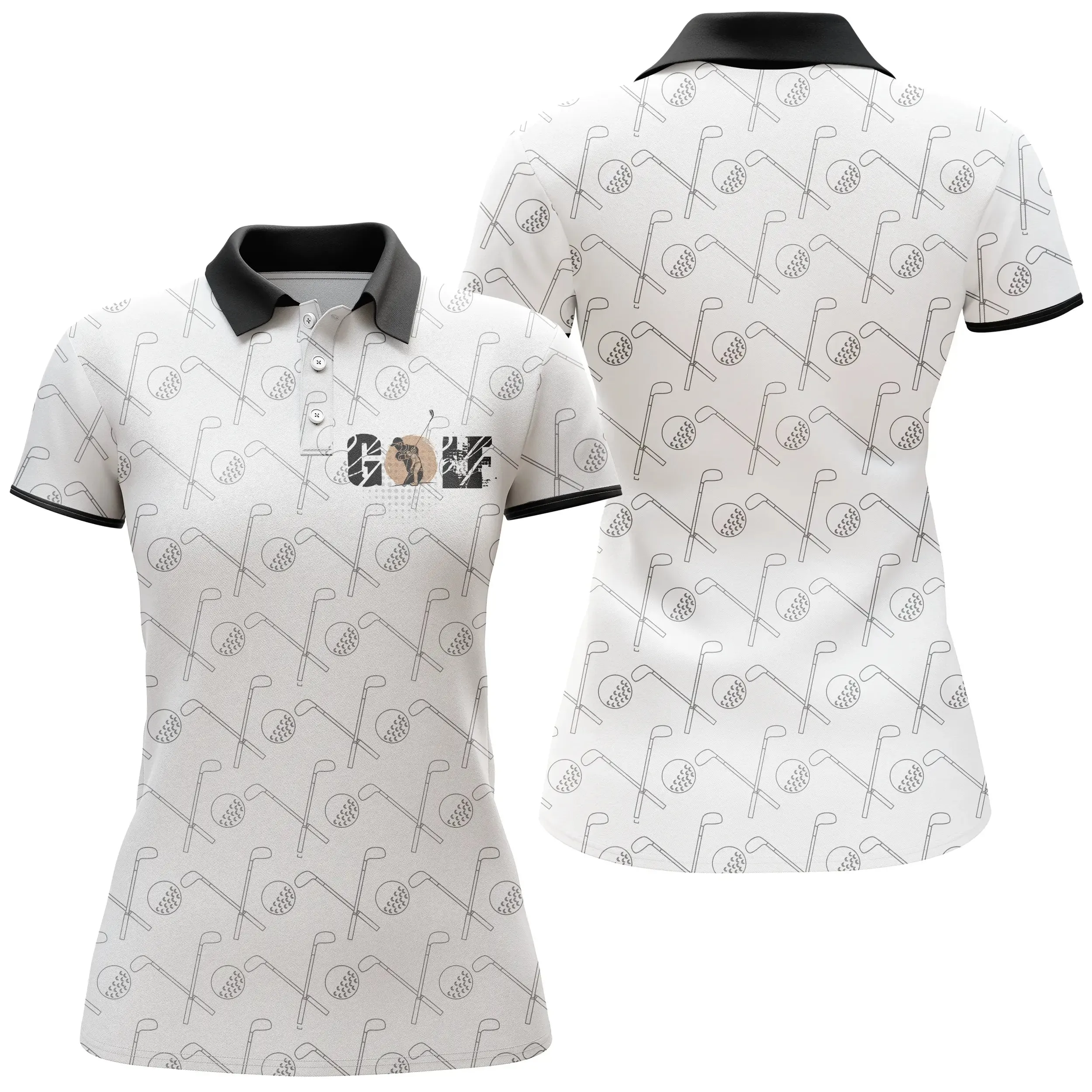 Polo De Golf, Motif Club De Golf, Cadeau Original Golfeur - CT15082219