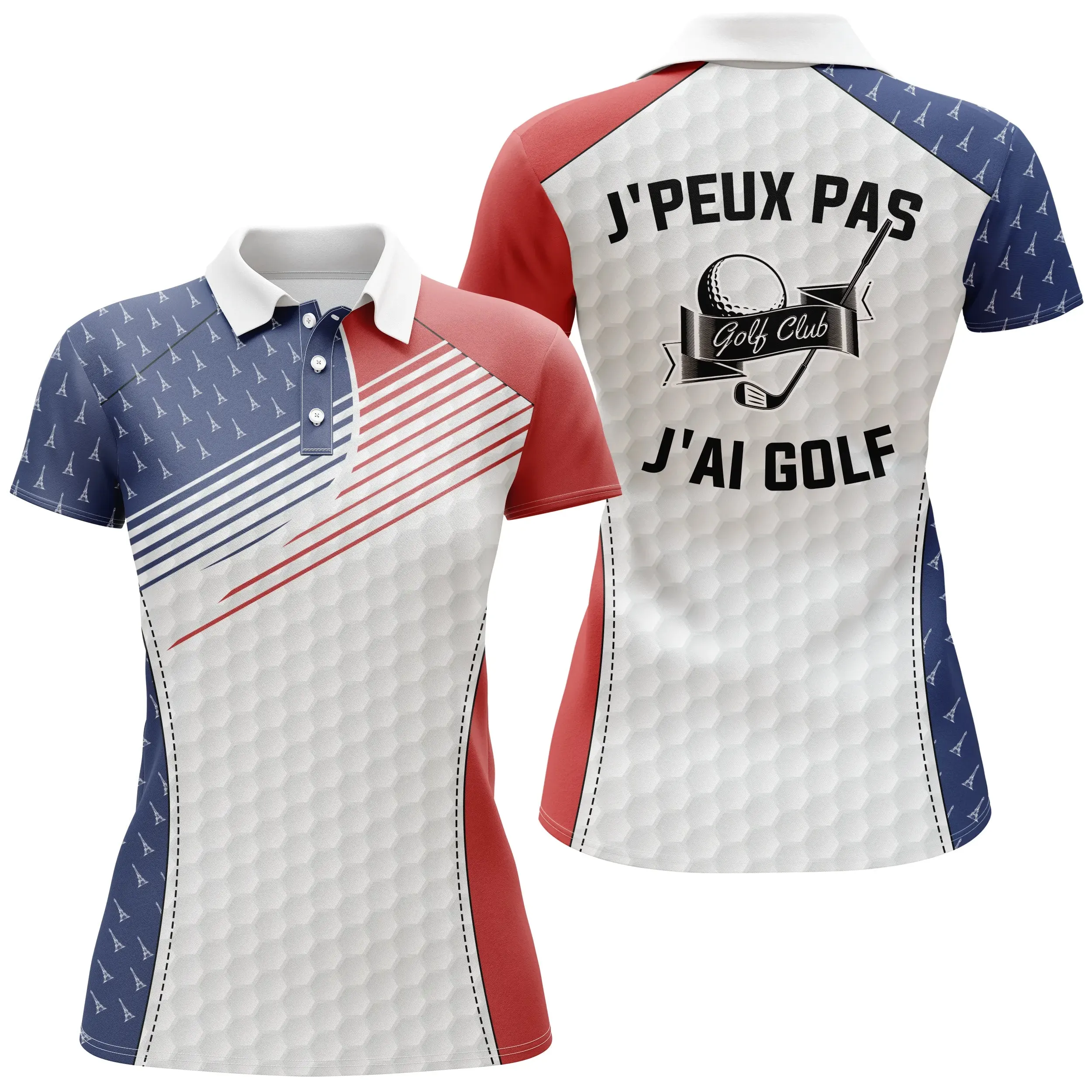 Polo Golf Homme Femme, Cadeau Original Golfeur - CT06082215