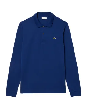 Polo Manica Lunga Uomo Lacoste Blu