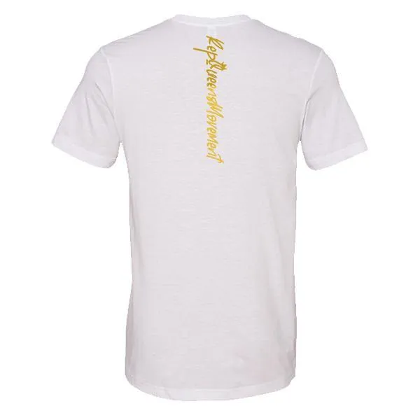 RQM Golden Signature Tee - White