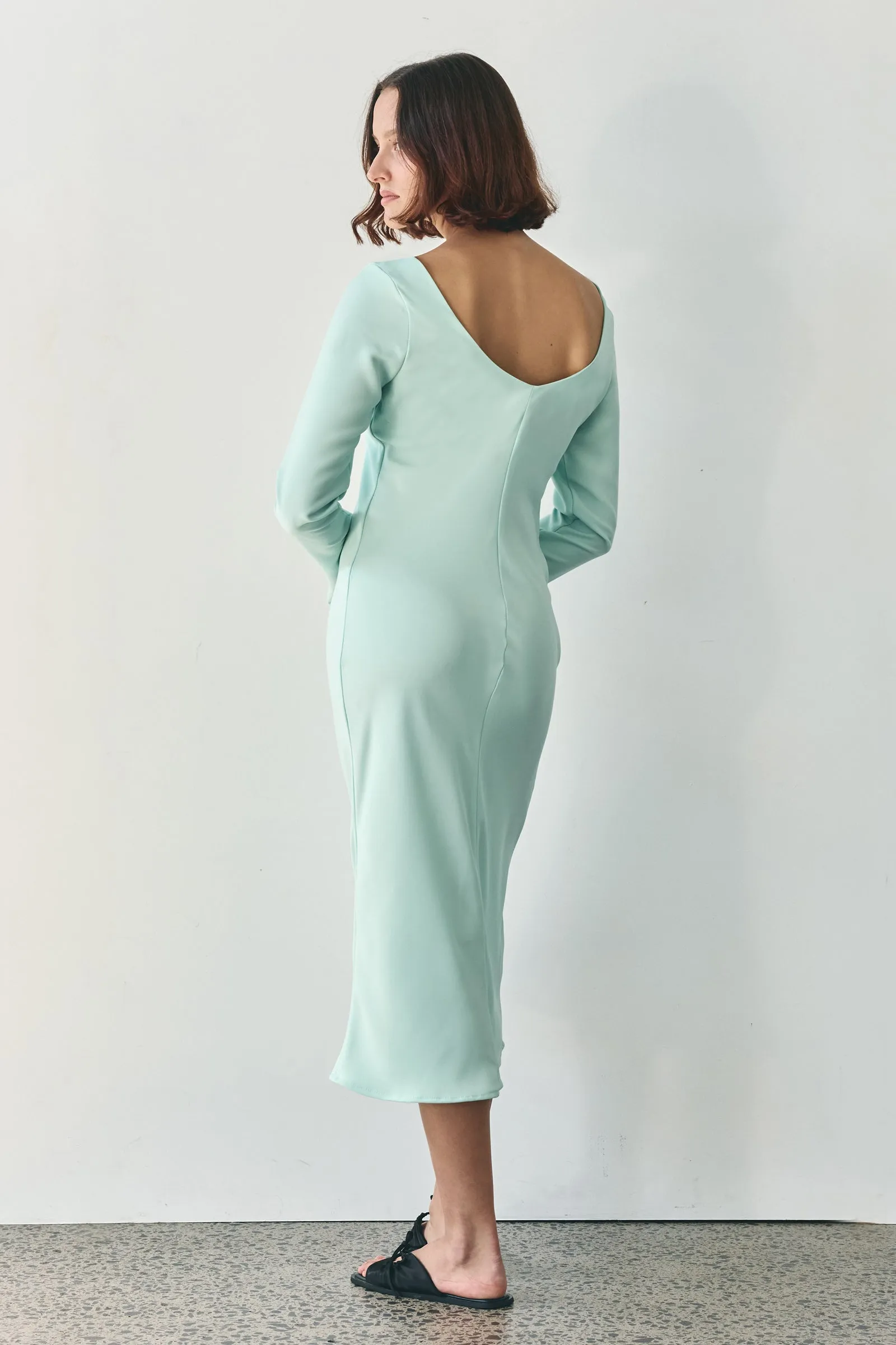 Scoop Dress in Mint