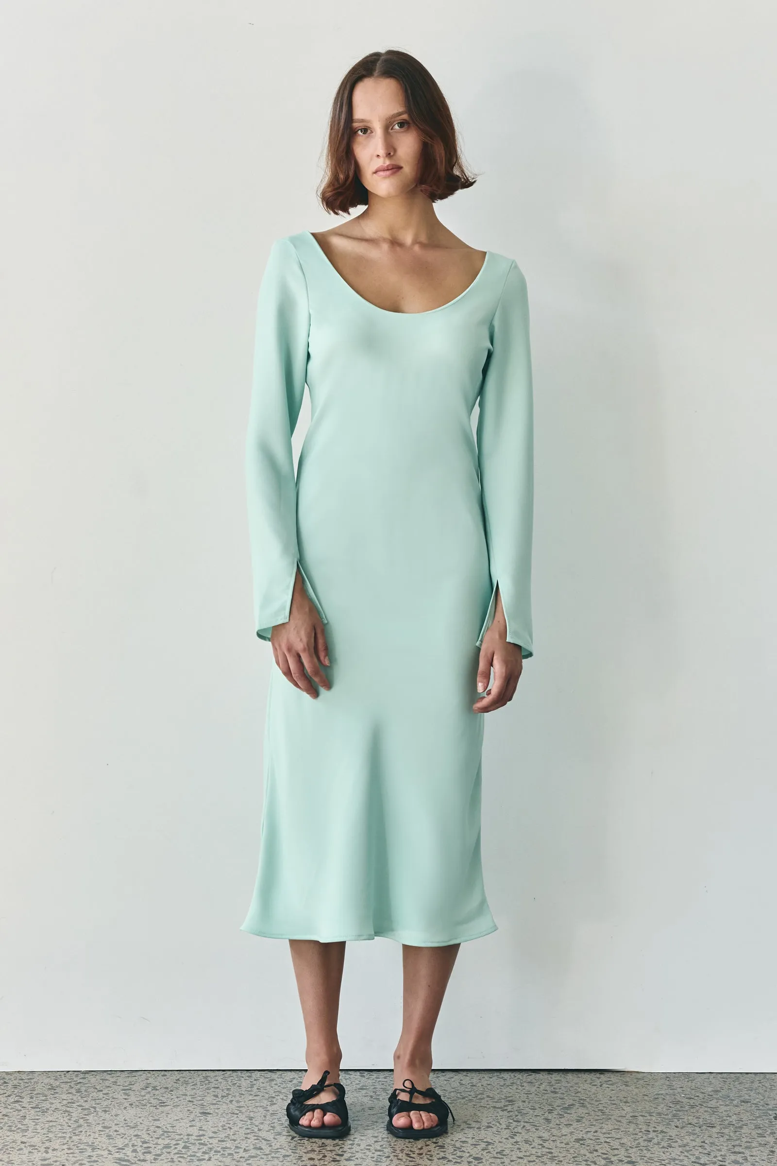 Scoop Dress in Mint