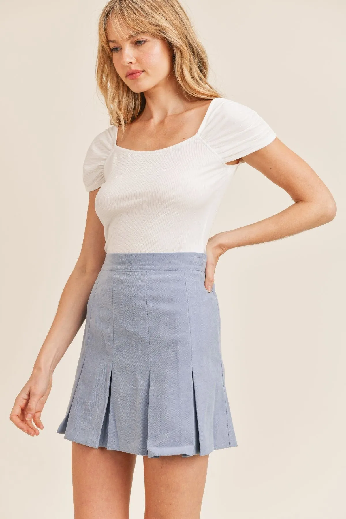 Secret Splendor Pleated Skirt