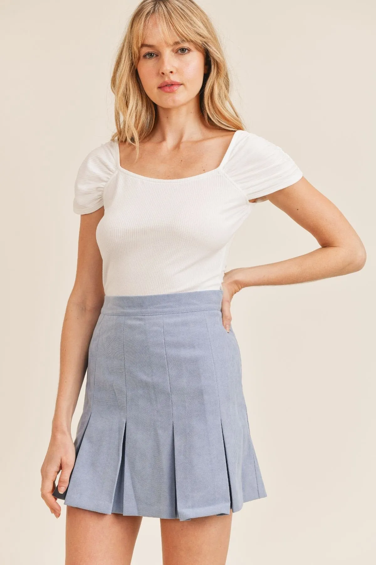 Secret Splendor Pleated Skirt