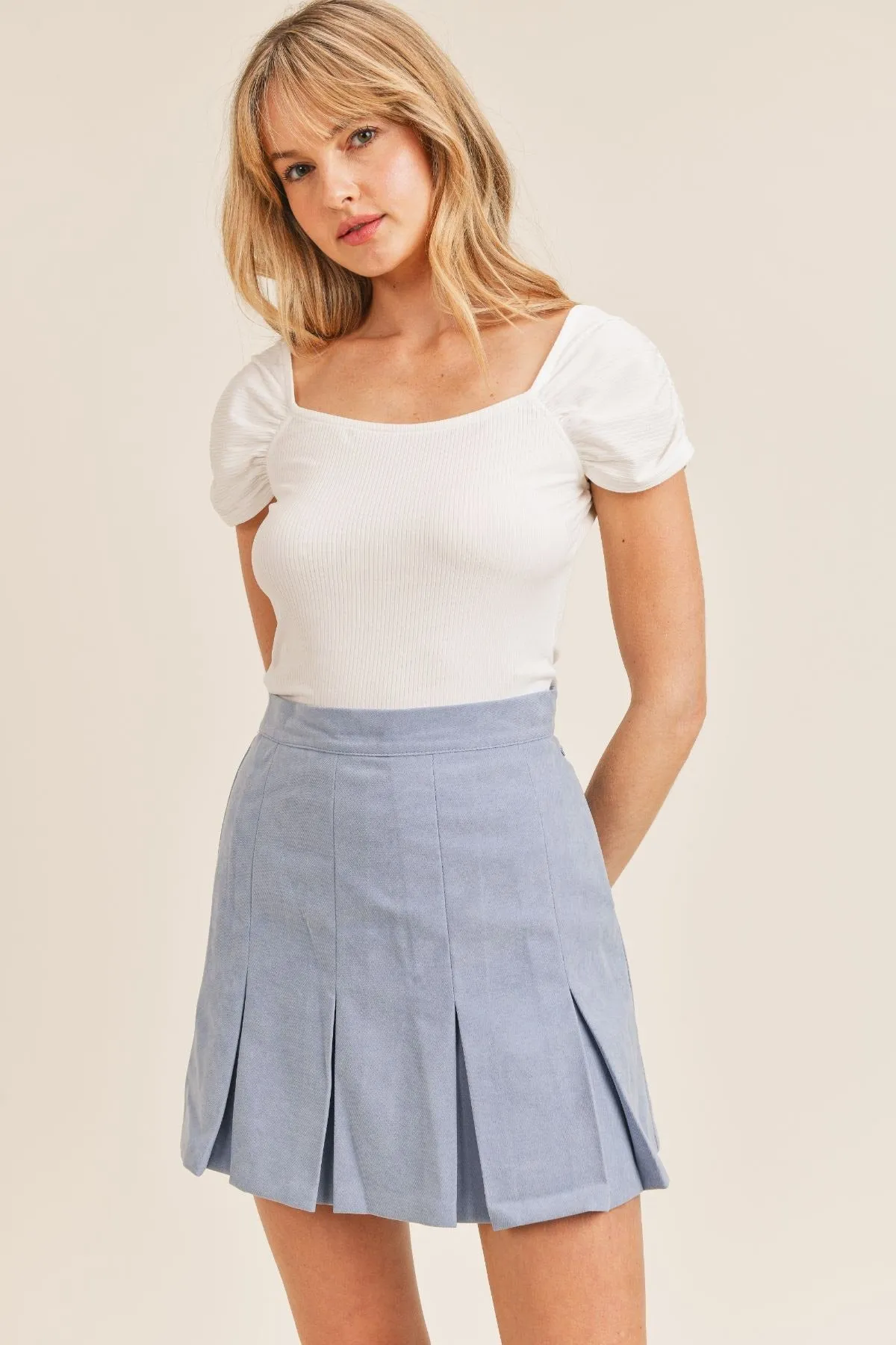 Secret Splendor Pleated Skirt