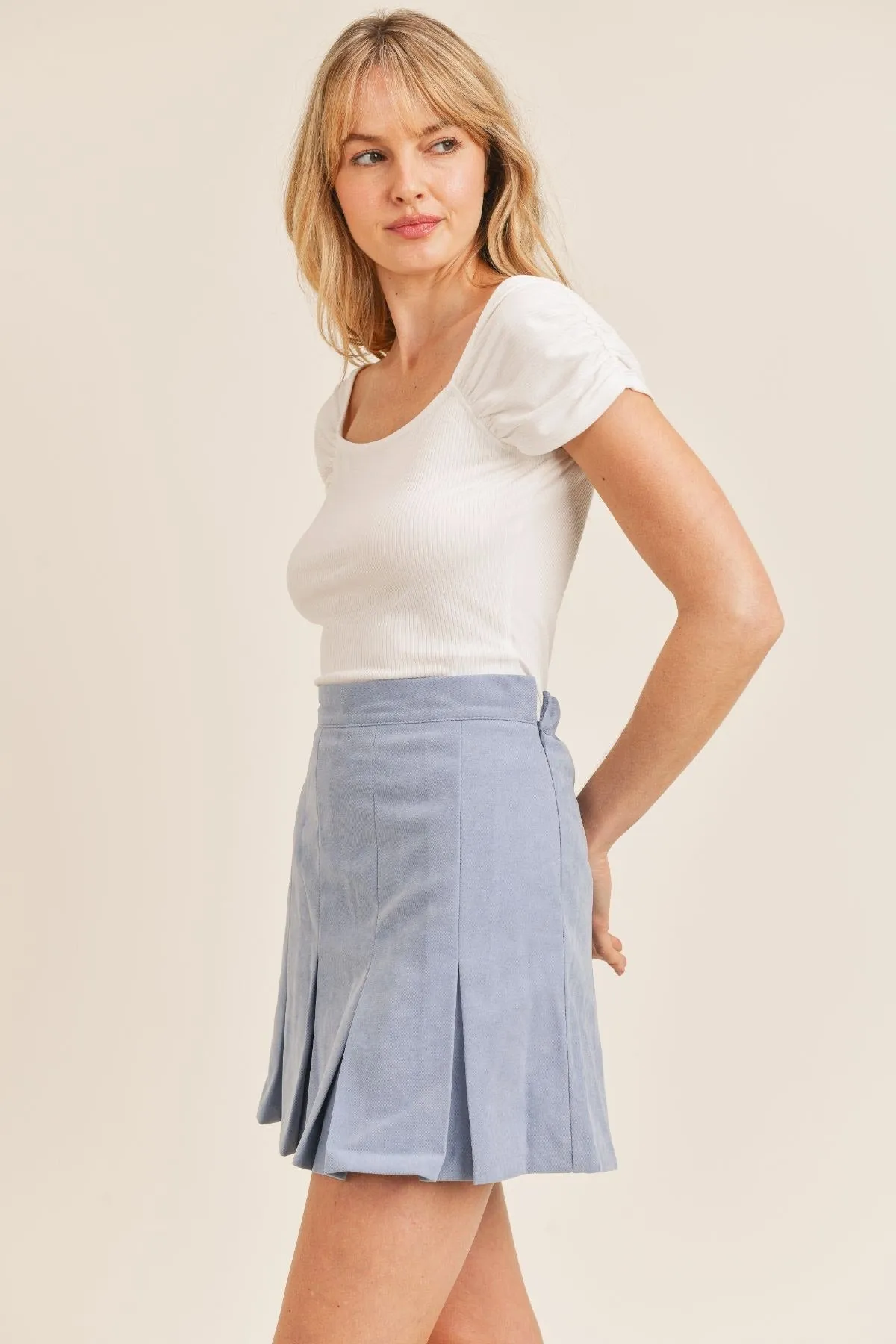 Secret Splendor Pleated Skirt