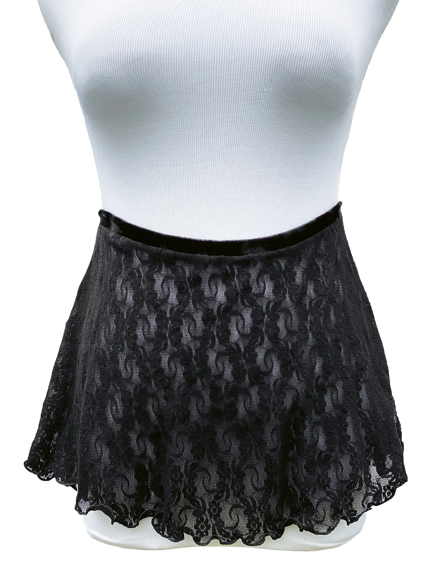 Short Lace Ballet Skirt