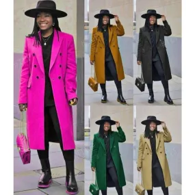 Solid Color Waterfall Coat