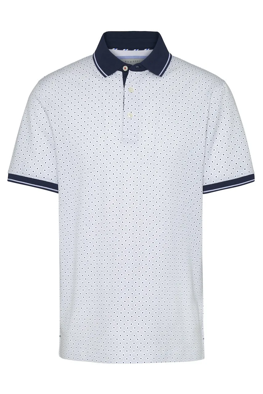 S/S premium diamond polo   Bugatti 75005