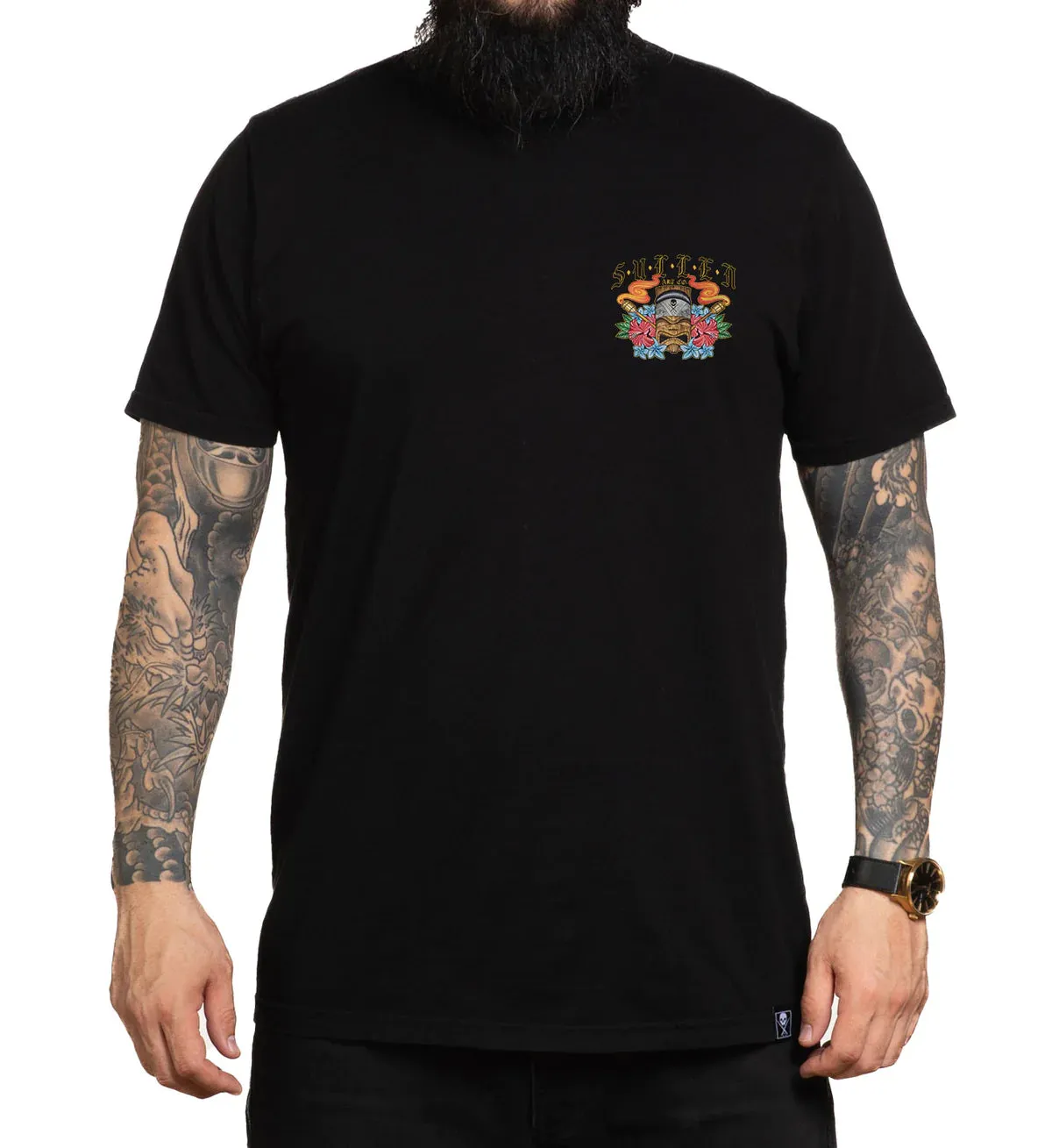 Sullen Tiki Cholo Tee Black