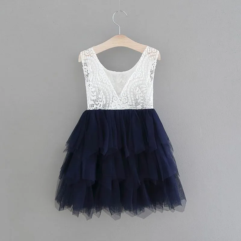 The Alanna Dress - Navy