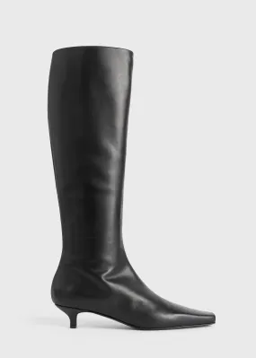 The Slim Knee-High Boot black