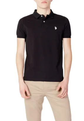 US Polo Assn. King short sleeve men's polo shirt 41029 65079 199 black