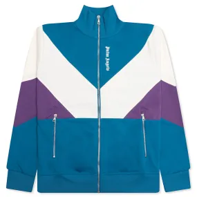 V Colorblock Track Jacket - Cobalt Blue