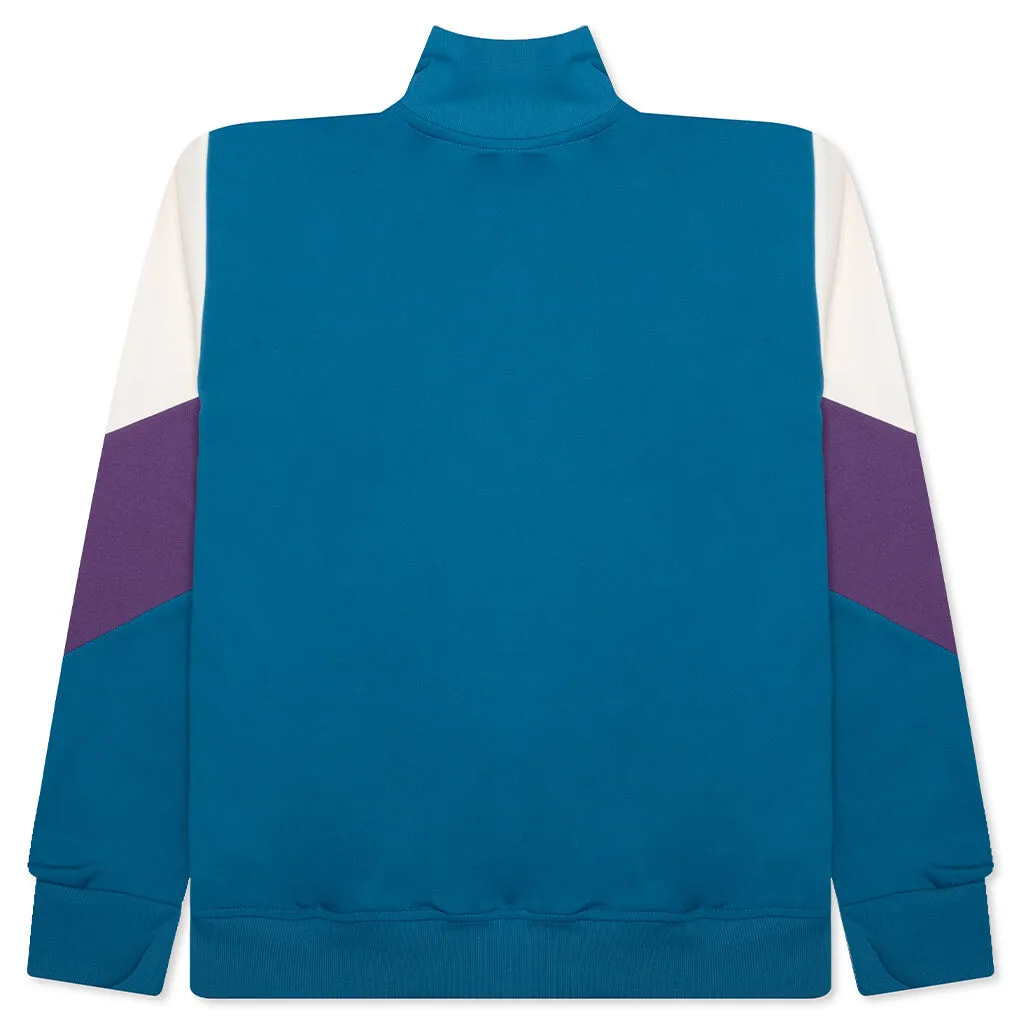 V Colorblock Track Jacket - Cobalt Blue