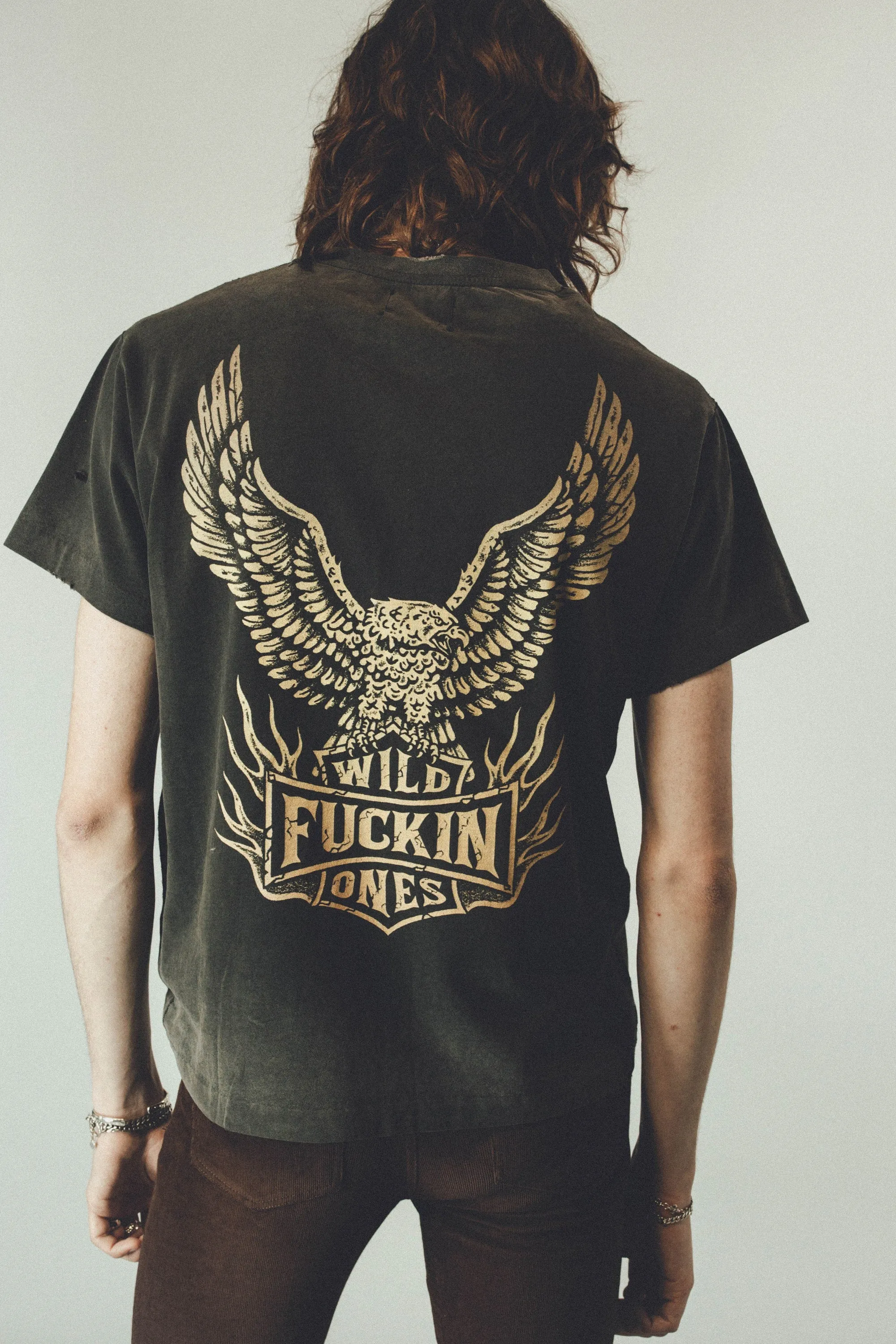 Wild Fuckin Ones Shield Vintage Tee