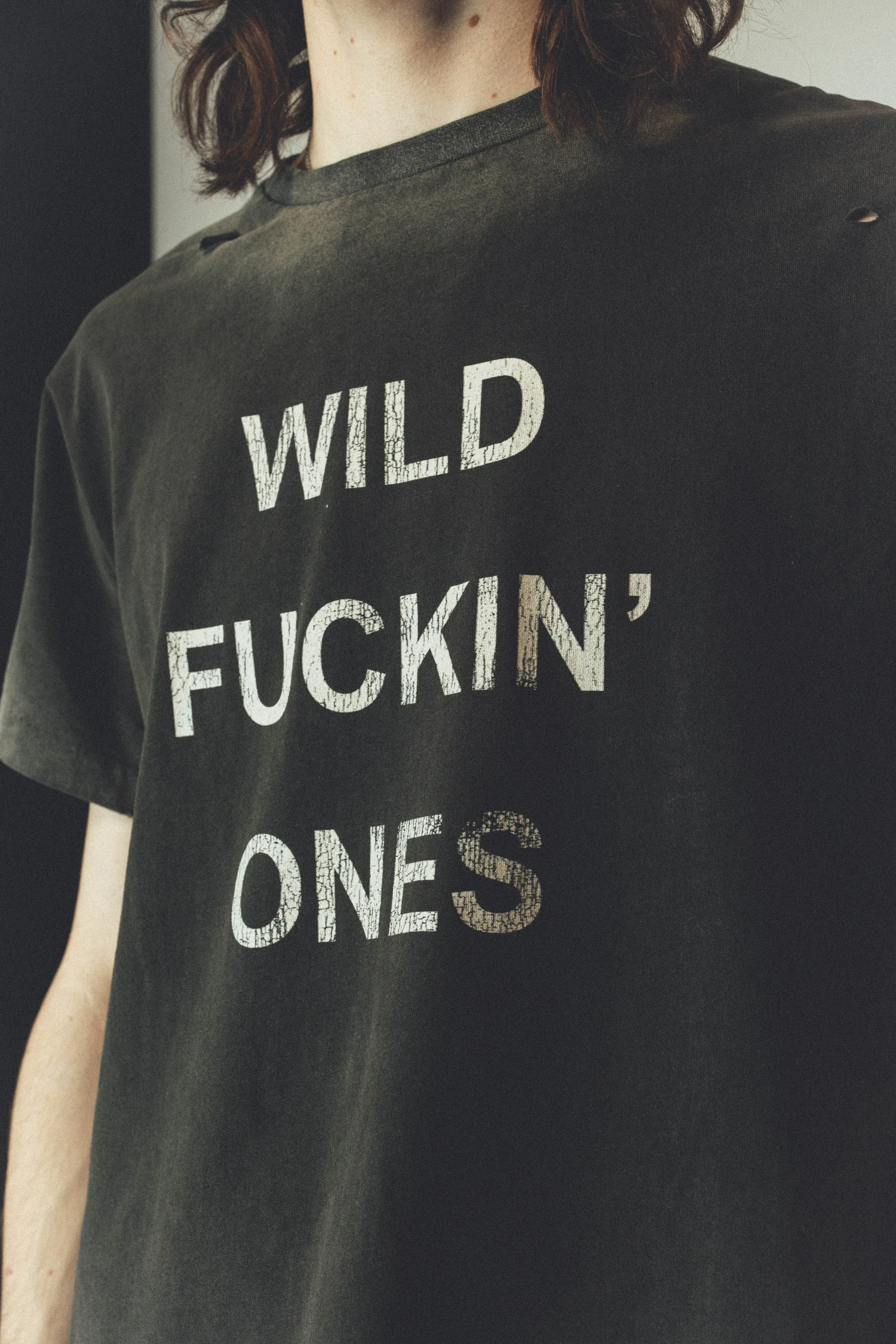 Wild Fuckin Ones Slogan Vintage Tee