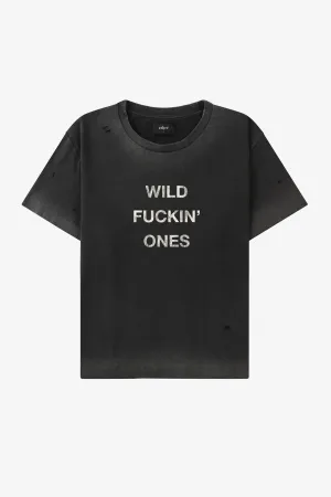 Wild Fuckin Ones Slogan Vintage Tee