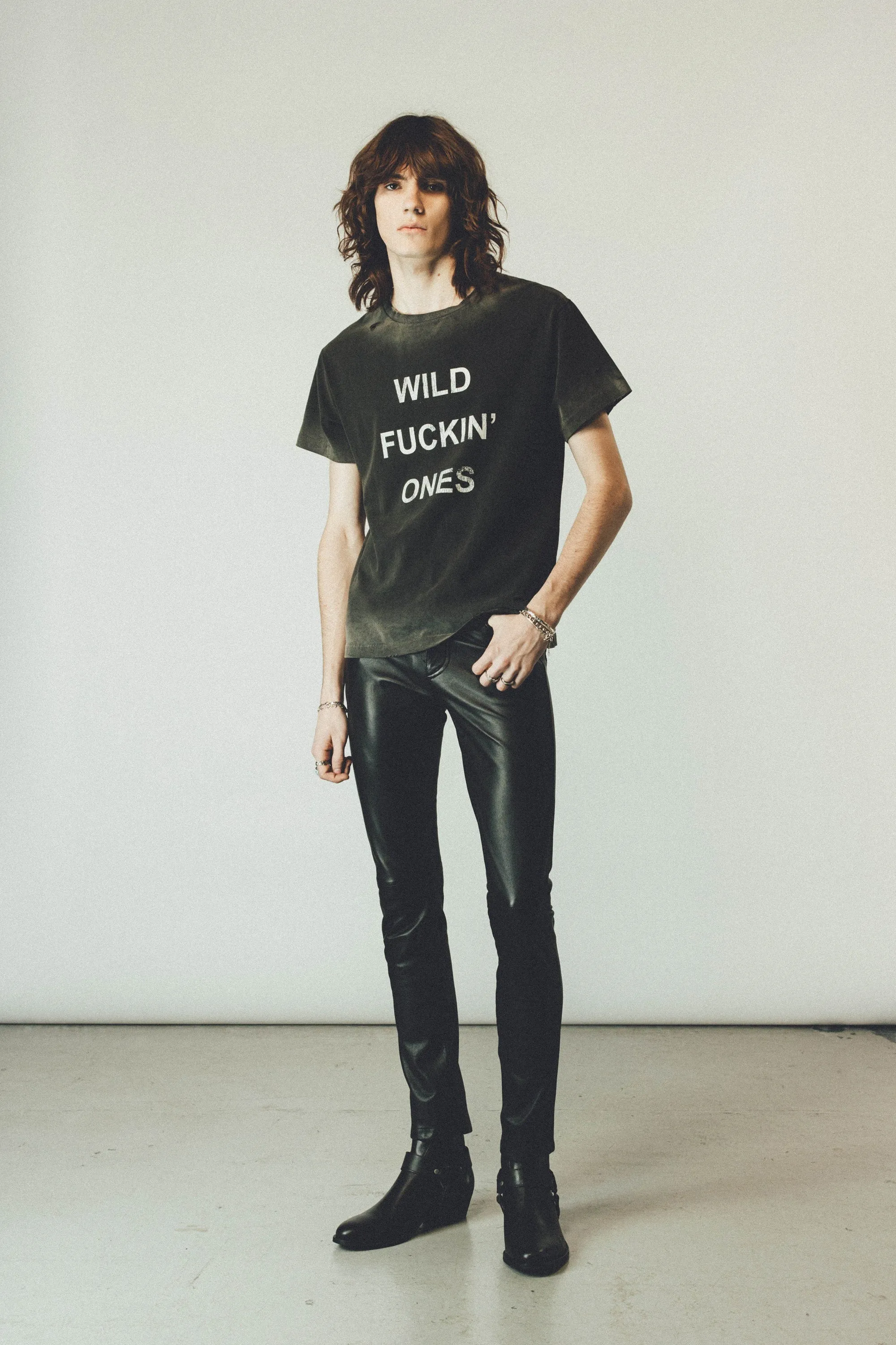 Wild Fuckin Ones Slogan Vintage Tee